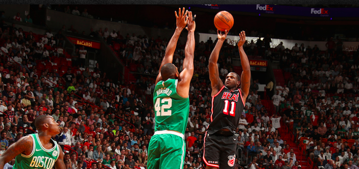 Los Boston Celtics perdieron su racha de 16 victorias consecutivas ante los Heat de Dion Waiters.