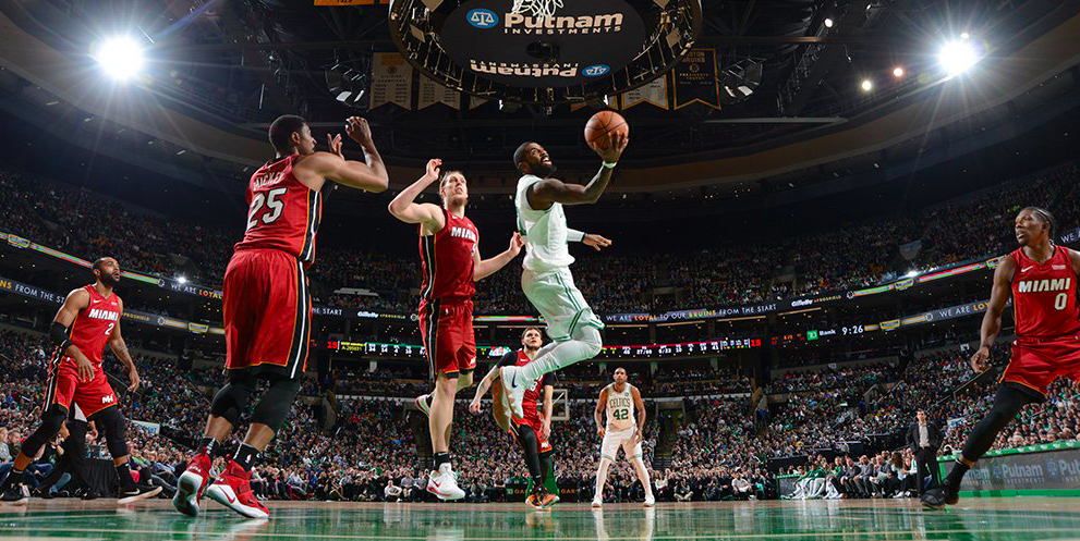 Los Boston Celtics cayeron ante los Miami Heat de un Kelly Olynyk inspirado